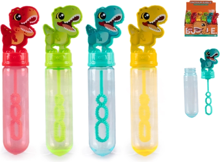 Souffleur de bulles dinosaure 14 cm