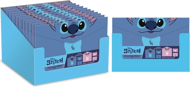 Ensemble de pochettes plastiques Lilo et Stitch