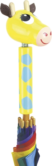 Parapluie pour enfants avec poignée girafe VILAC