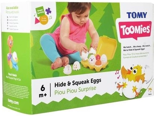 Œufs Toomies à cacher et à faire couiner (6 pièces)