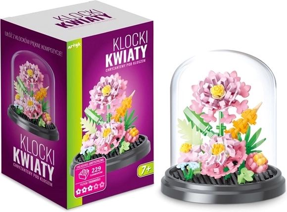 Kit de construction Chrysanthèmes sous cloche (229 pièces)