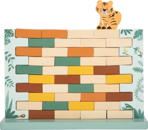 Défi d’équilibre avec petit tigre