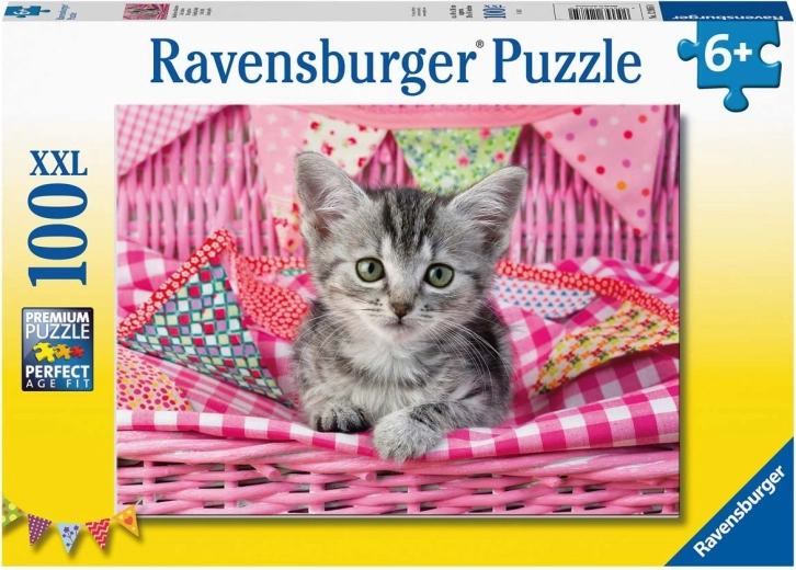 Puzzle 100 pièces XXL Adorable chaton