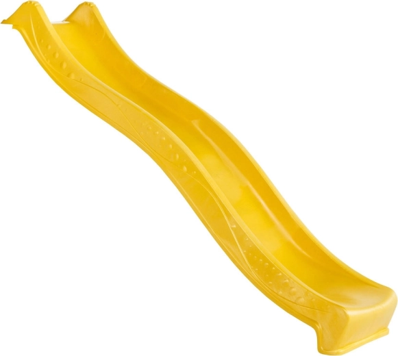 Toboggan pour enfants avec raccordement à l’eau, jaune, 2,20 m