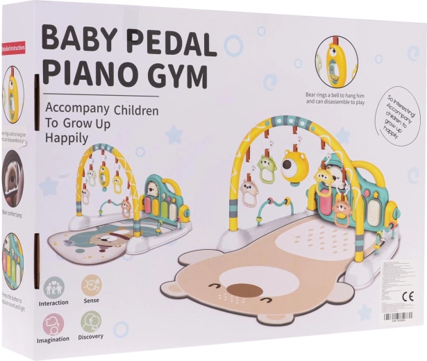 Tapis de jeu pour bébés avec piano et accessoires