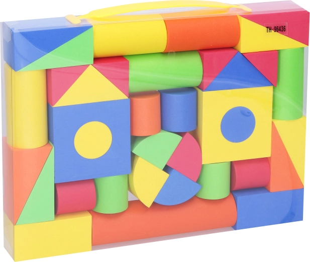 Jeu de construction en mousse de 36 cubes