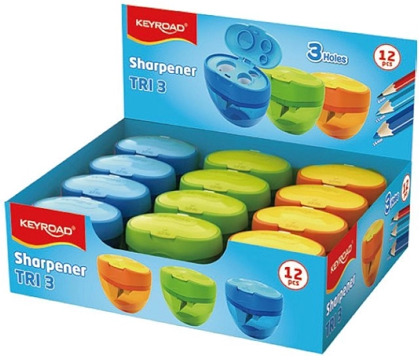 Taille-crayon Keyroad Tri Plus avec réservoir grande capacité