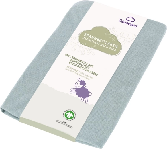 Drap-housse Träumeland GOTS UNI menthe