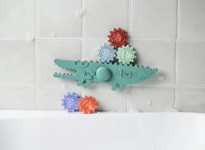 Lilliputiens jeu d’équilibre pour le bain Crocodile