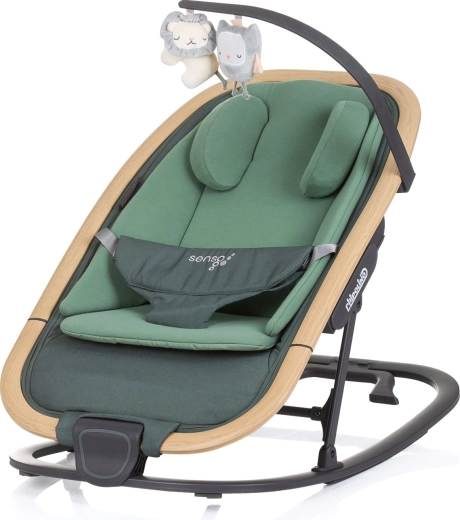 Transat bébé Chipolino Senso basil wood