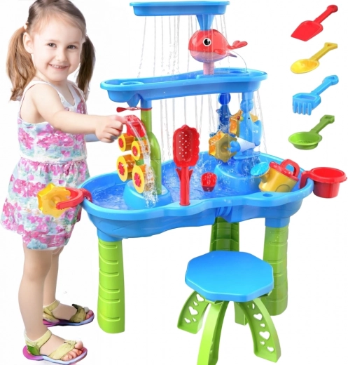 Woopie table d’eau et de sable XL, 37 pièces