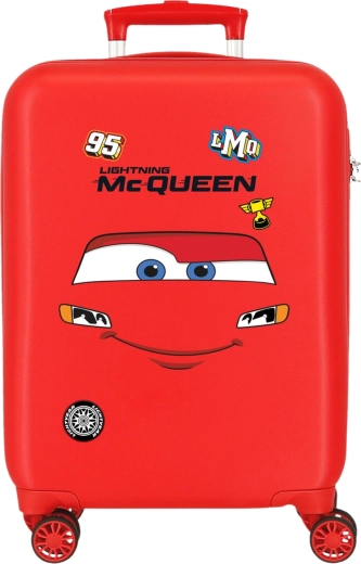 Valise rigide pour enfant Cars Flash McQueen rouge 50 cm 33 l