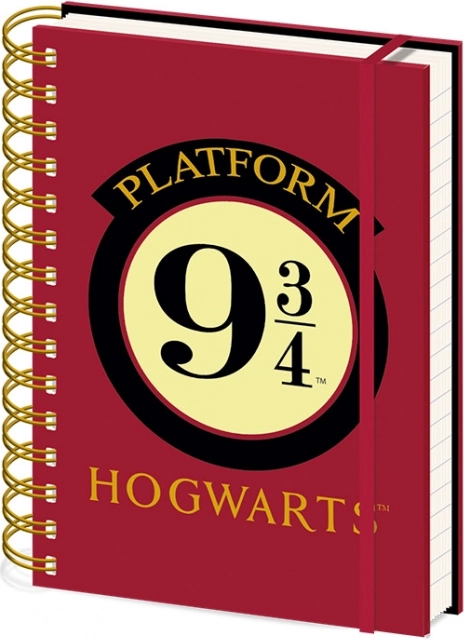 Bloc-notes à anneaux A5 Harry Potter - Quai 9 3/4