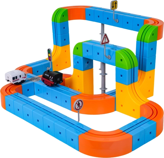 Deux trains lumineux rechargeables
