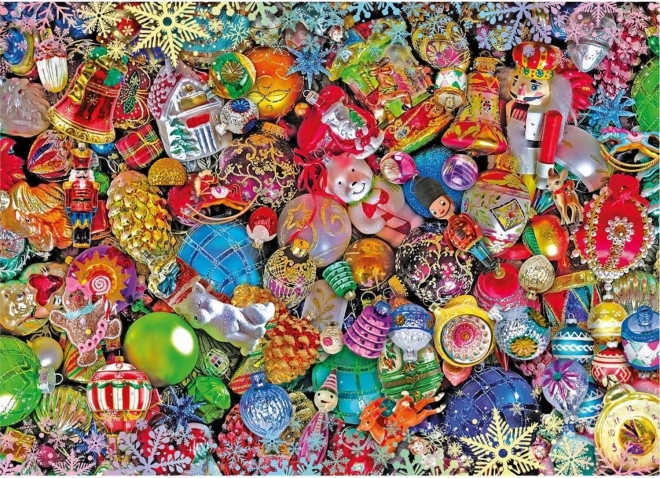 CLEMENTONI Puzzle Impossible : Noël scintillant, 1000 pièces