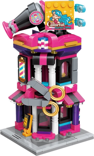 Coin de la ville de coiffure par Qman