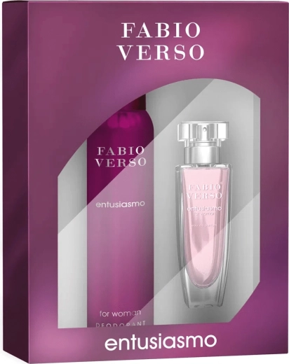 Coffret cadeau pour femme BI-ES Fabio Verso Entusiasmo – eau de parfum 50 ml + déodorant 150 ml