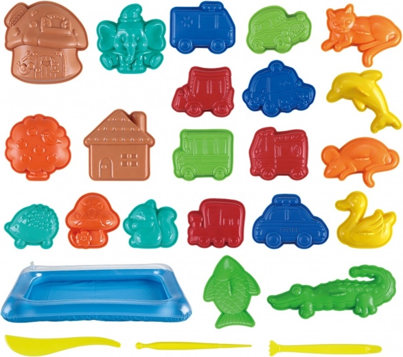 Riche ensemble de moules et d’outils