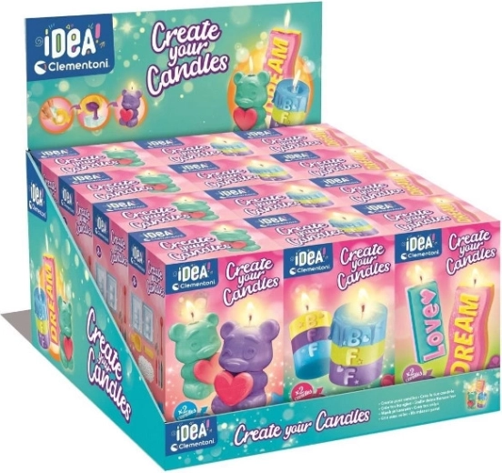 Mini fabrique de bougies – kit créatif pour fabriquer 2 bougies