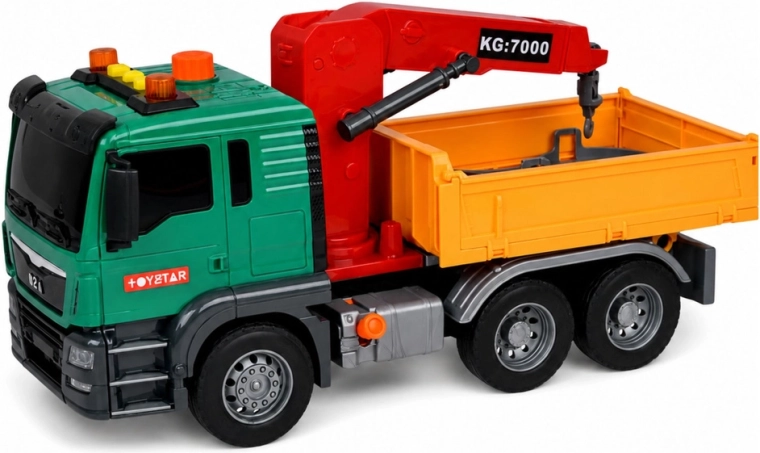 Grue mobile avec crochet pour soulever la charge