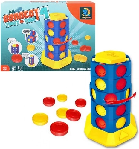 Jeu logique Puissance 4 – puzzle en boîte