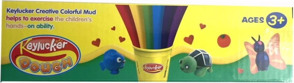 Pâte à modeler colorée pour enfants 4 pcs