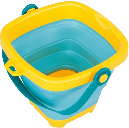 Le seau en silicone pliable fait gagner de la place