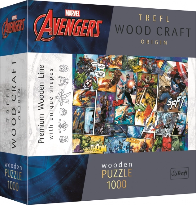Puzzle en bois Marvel Avengers 1000 pièces