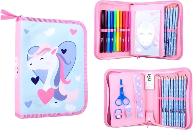 Trousse scolaire équipée Unicorn