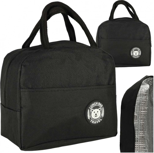 Sac isotherme pour déjeuner – noir