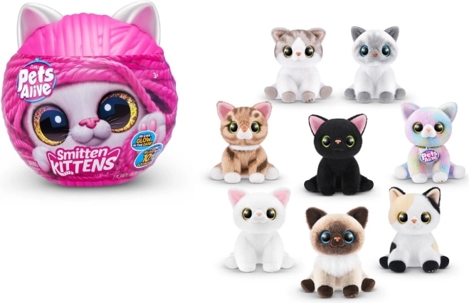Chaton en peluche interactif ZURU Pets Alive Smitten Kitten