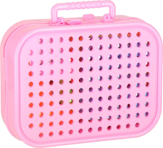 Mosaïque créative en valisette avec visseuse électrique – jeu de construction pour enfants – Licorne