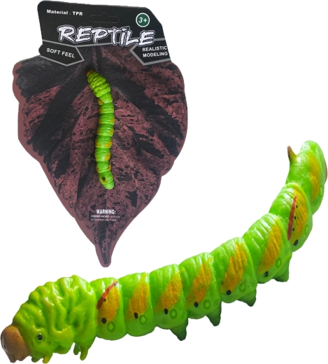 Modèle réaliste de chenille Sparkys 12 cm - 1 pièce
