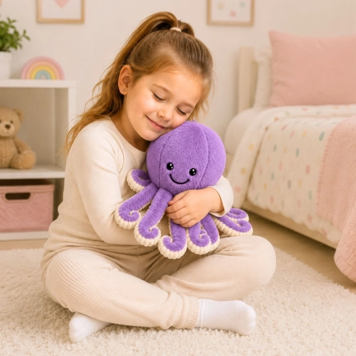 Doudou en peluche tout doux