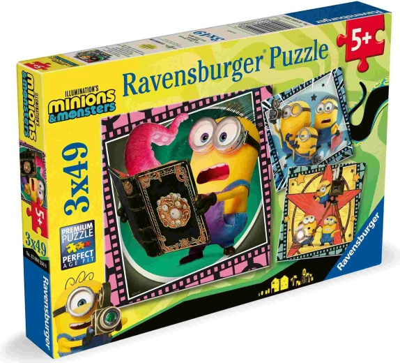 Puzzle Les Minions 3, 3 × 49 pièces