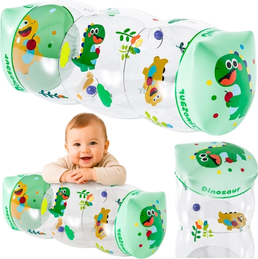Rouleau gonflable pour enfants pour l’apprentissage du ramper Dinosaure 51 × 22 cm