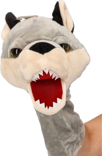 Peluche douce et enfilage confortable sur la main