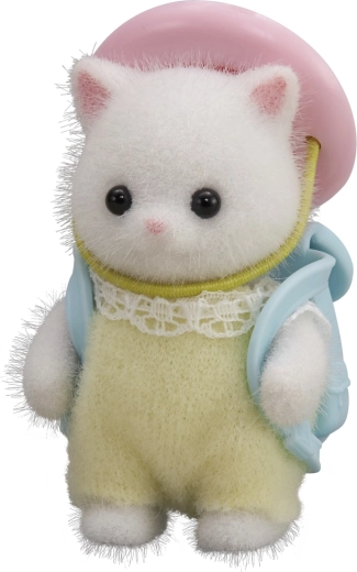 Sylvanian Families bébé chat persan avec accessoires
