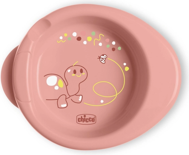 Assiette thermique antidérapante Chicco Warmy rose 6m+