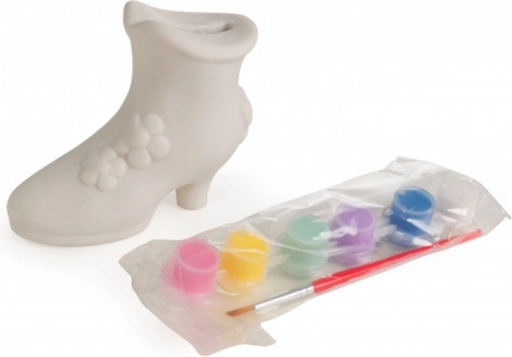 Kit créatif Tirelire escarpin à peindre