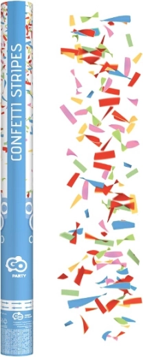 Confettis en papier pneumatiques multicolores Go Party
