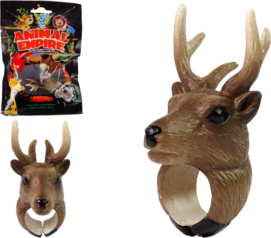 Bague tête de cerf pour enfants