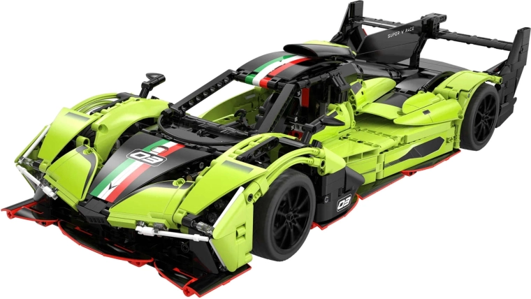 Détails authentiques de voiture de course