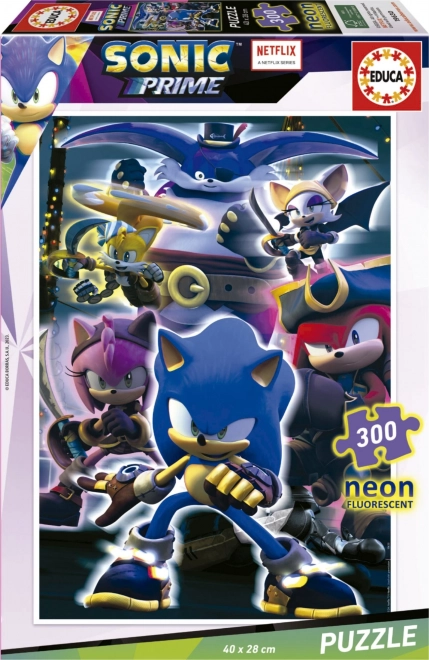 Puzzle lumineux Sonic Prime 300 pièces