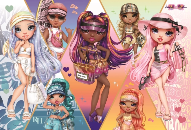 Puzzle 160 pièces Rainbow High Joyeuses amies