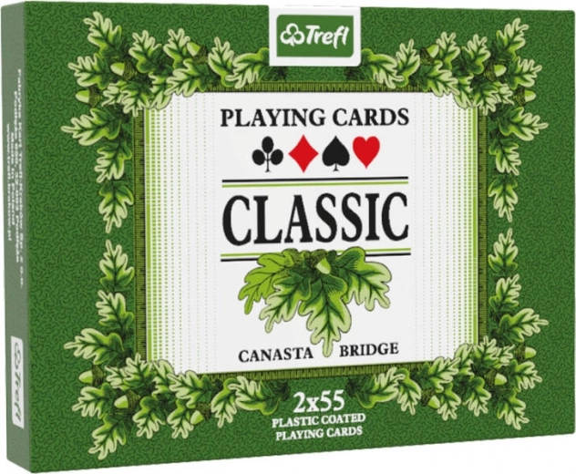 Trefl Cartes à jouer classiques Classic 2 x 55
