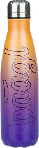 Bouteille isotherme jaune-violet 500 ml