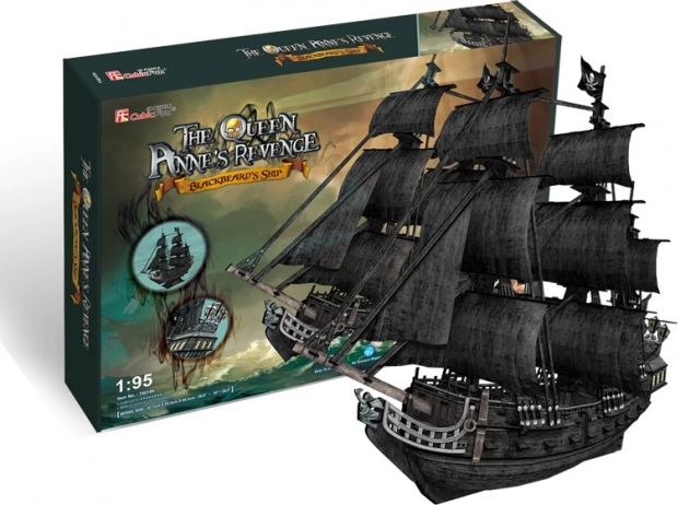Puzzle 3D Voilier Queen Anne's Revenge de CubicFun