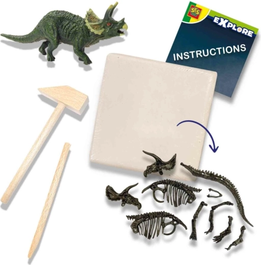 Assemblez le squelette de triceratops