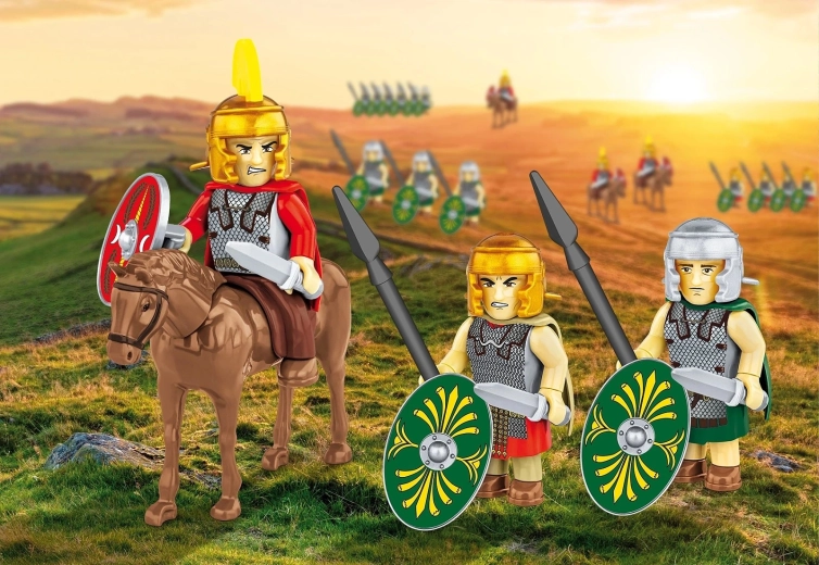 Cavalier avec cheval pour manœuvres dynamiques